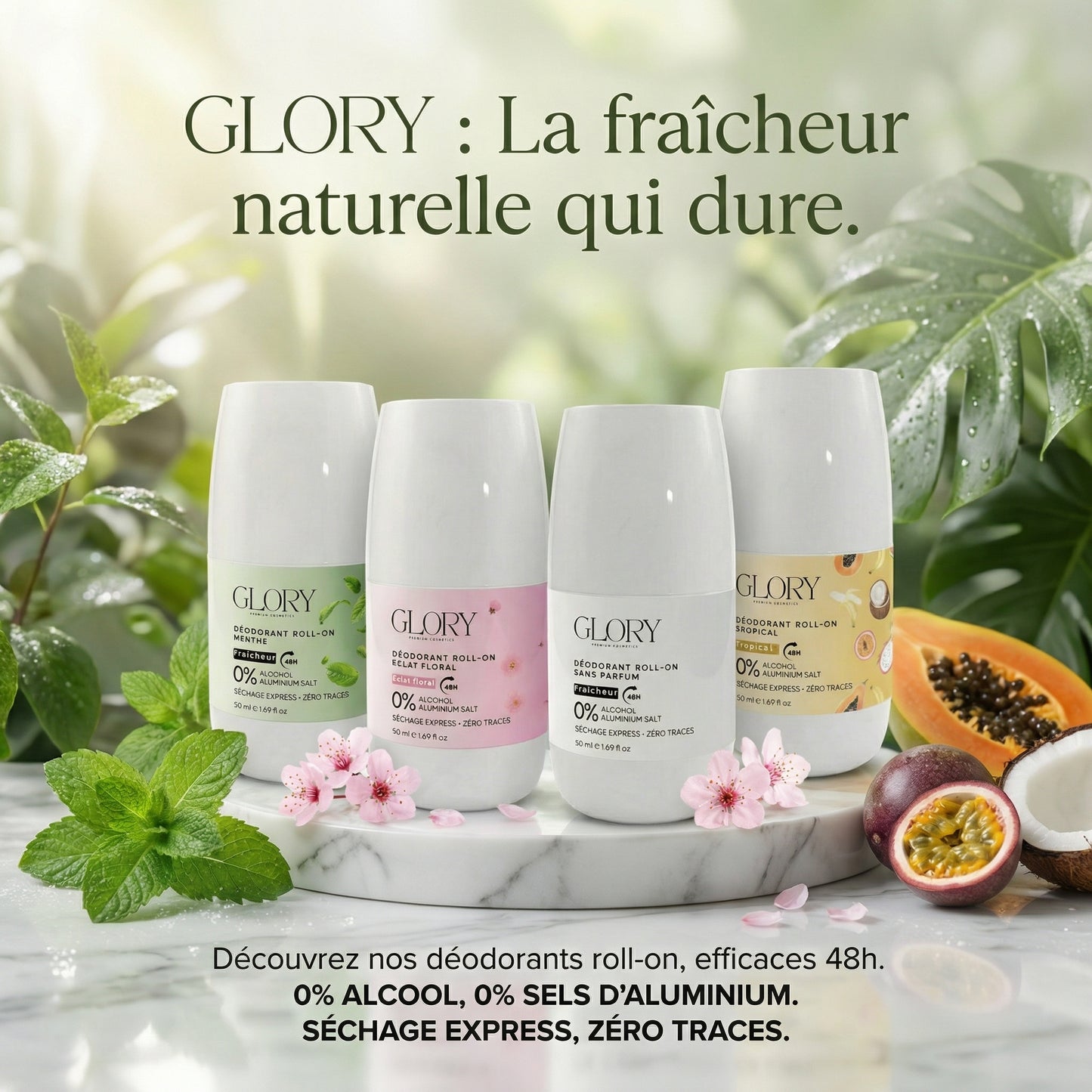 Pack 4x Déodorants – GLORY